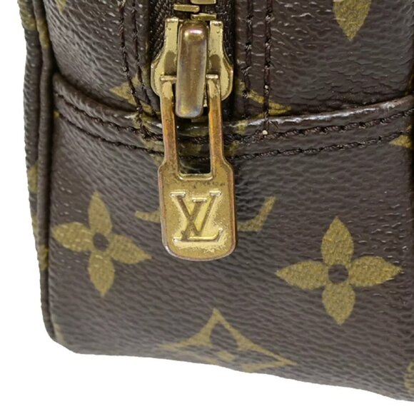 LOUIS VUITTON Trousse Toilette 23 Clutch Hand Bag Monogram Brown - Picture 8 of 16